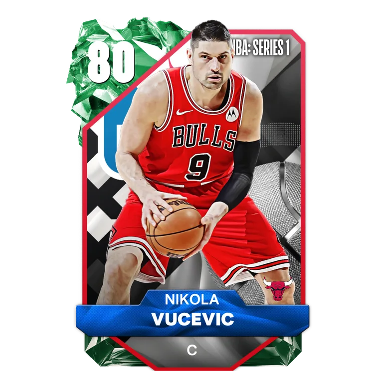 Nikola Vucevic — NBA 2K25 CURRENT 80 OVR Emerald Card