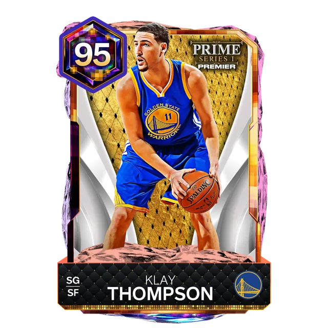 Klay Thompson — NBA 2K27 PRIME Series I 95 OVR Pixel Cut Card