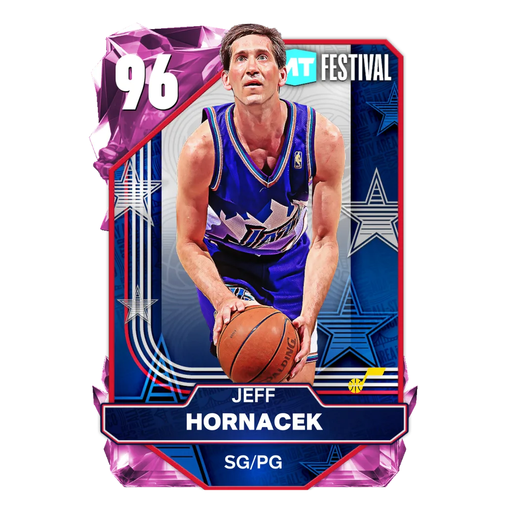 Jeff Hornacek — NBA 2K25 MyTEAM All-Star Festival 96 OVR ピンク