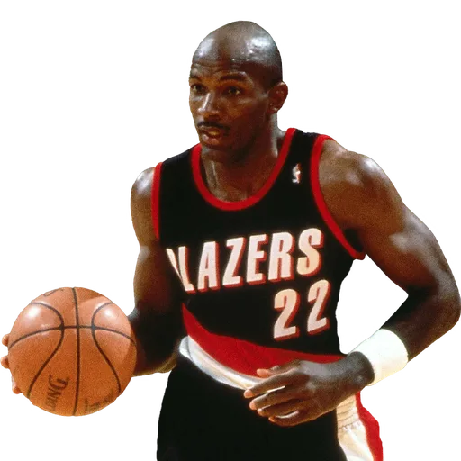 Clyde Drexler portrait