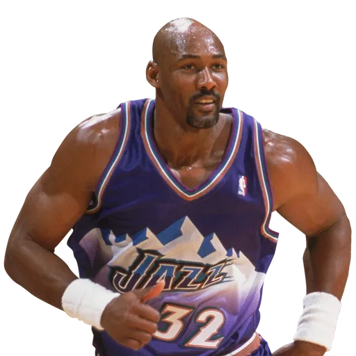 Karl Malone portrait