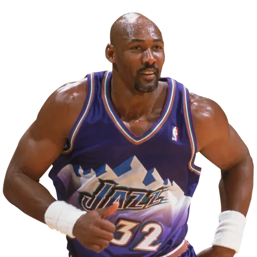 Karl Malone portrait