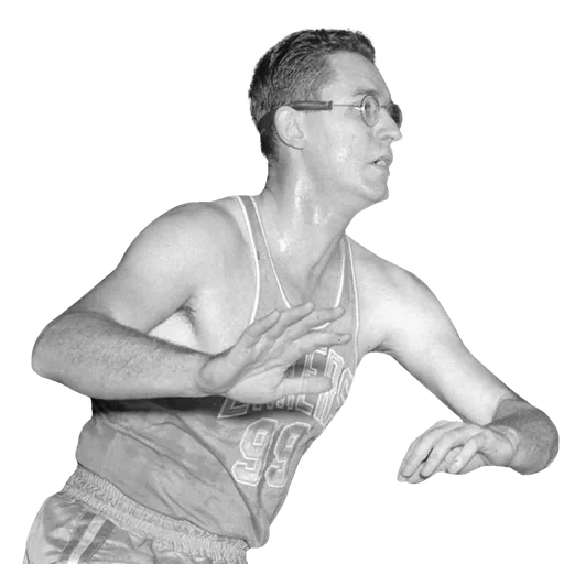 George Mikan portrait