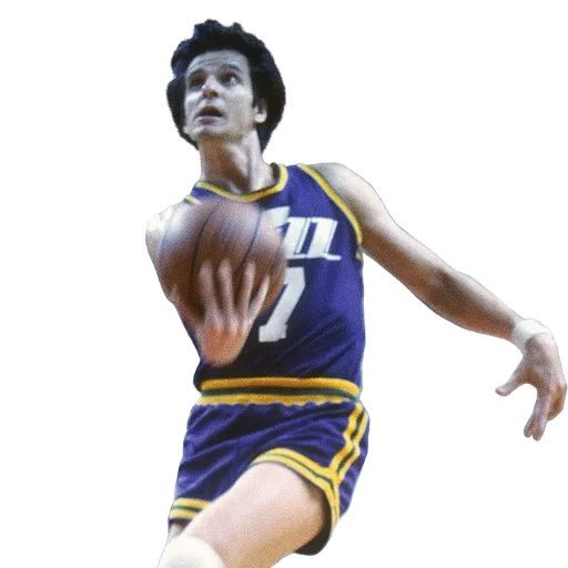 Pete Maravich portrait
