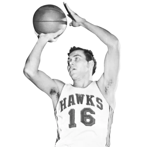 Cliff Hagan portrait