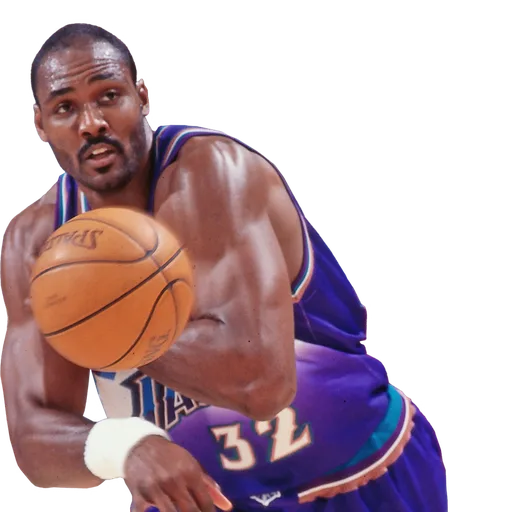 Karl Malone portrait