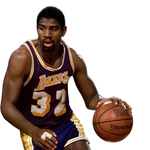 Magic Johnson portrait